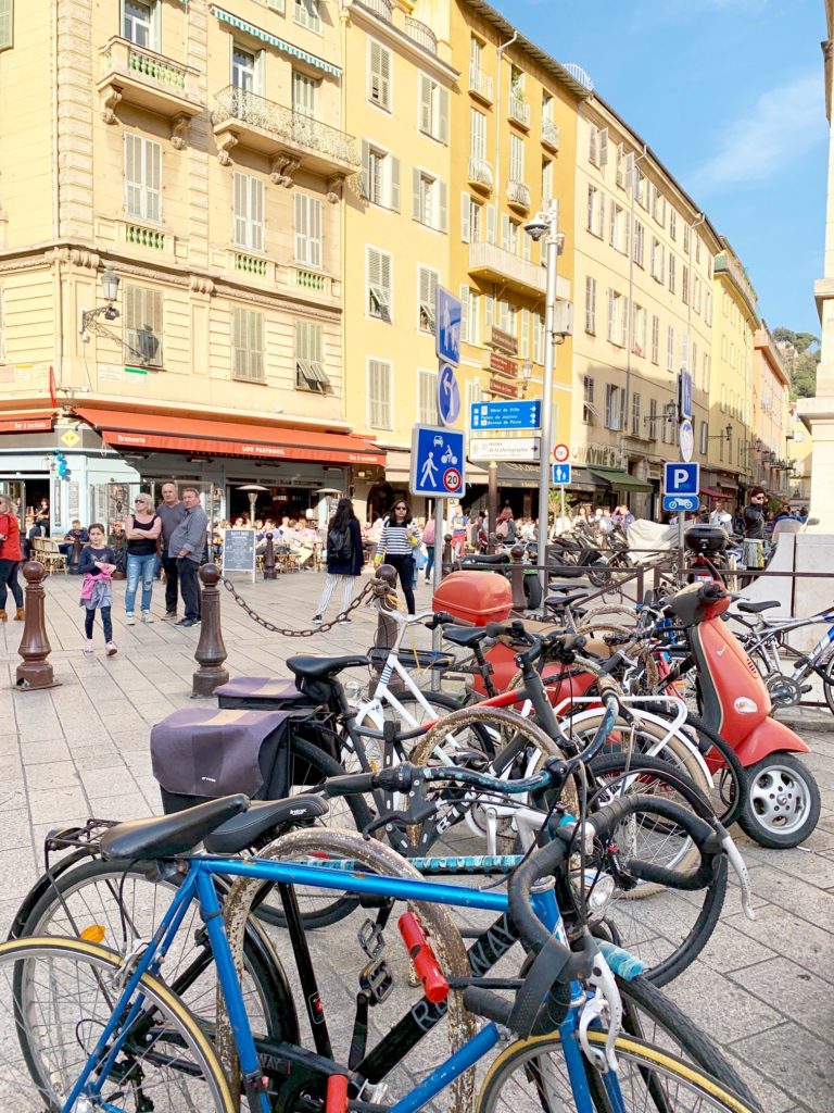Bikes in Nice.